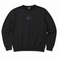 Mørkegrå Ellesse sweatshirt med rund hals og logo på brystet, lavet af blødt stof, perfekt til afslappede dage.