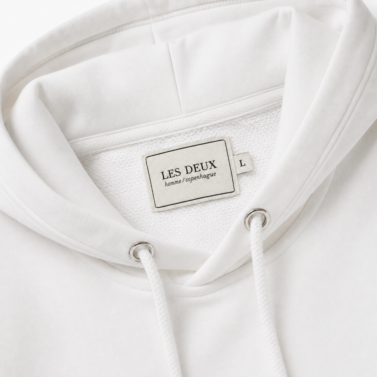 Les Deux hvid hoodie