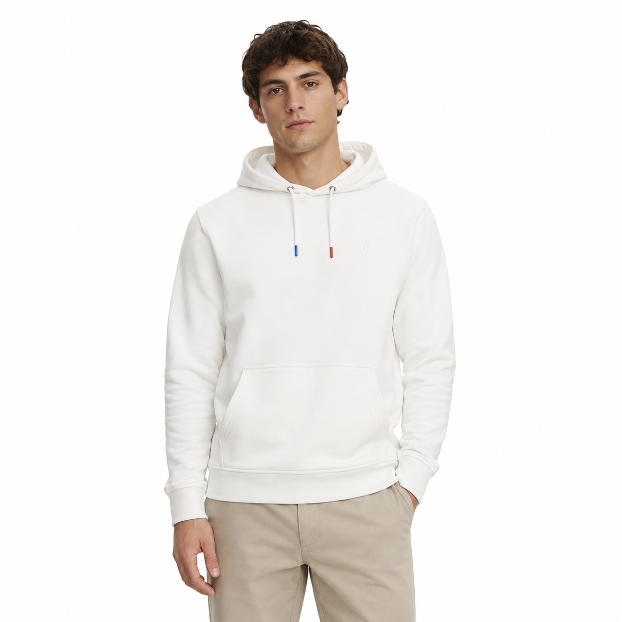 Les Deux hvid hoodie