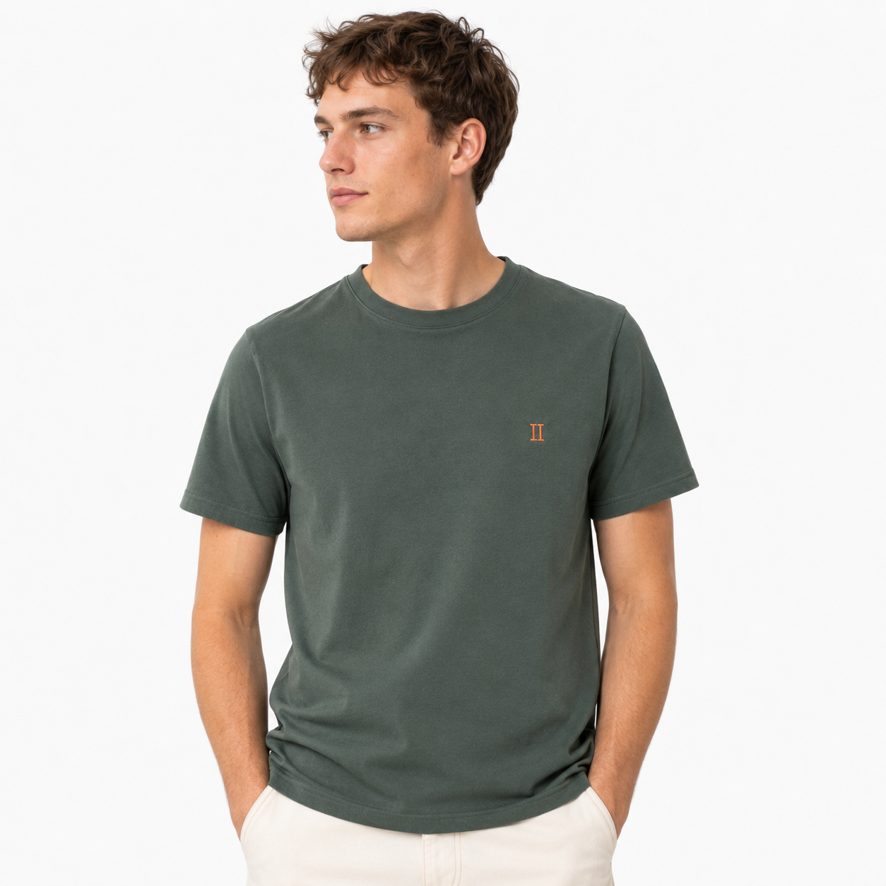 Les Deux T-shirt mørkegrøn